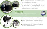 amig Barbacoas Fireplus de Carbón o Leña acero inoxidable accesorios parilla