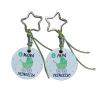 Packs para Regalar a Padres y Madres PRIMERIZOS Kit Chupete + 2 Tazas + 2 Llaveros REGALO RECIÉN NACIDO PADRE MADRE REGALO PRIMERIZOS - details 2