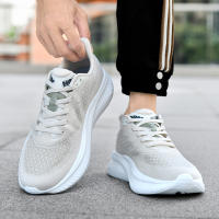 Zapatos De Correr HOBM Para Hombre Ultra Ligeros Tenis Deportivos Transpirables Zapatillas De Caminar Casual De Juguete Negro Malla Tamaño True Fit Closure Tipo Cordones - details 4