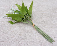Flores Artificiales Blancas En Forma De Letra Bellflower Para Decoración De Hogar Boda Fiesta Casamiento Hechas a Mano Plantas Falsas Para Decoración De Pared - details 2