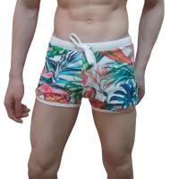 JOCKMAIL Ropa De Baño Para Hombres Estampado De Playa Y Surf Shorts De Natación En Nylon Seda Hielo Pantalones De Casa - details 3