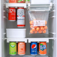 Organizador De Bebidas Para Nevera Almacenamiento En Gabinete Cajón Dispensador De Soda Estante Para Refrescos Con Deslizamiento - details 5