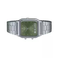 Reloj Casio VINTAGE EDGY AQ-230A-3A unisex dial analógico y digital - details 2