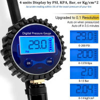 Medidor De Presión De Neumáticos Digital Universal Accesorio De Automóvil Precisión Alta Para Inflado Y Monitoreo De Coche - details 33