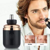 Afeitadora Eléctrica Portátil Para Viajes 2 En 1 Mini Afeitadora De Nariz Y Barba Recargable Para Hombres Cuchilla De Malla Con Dispositivo De Afeitar De Pelo - details 0