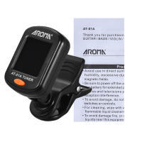 Aroma AT-01A Afinador De Guitarra Bajo Ukulele Violín LCD Rotativo Clip-on Chromático Accesorio Musical De Precisión - details 5
