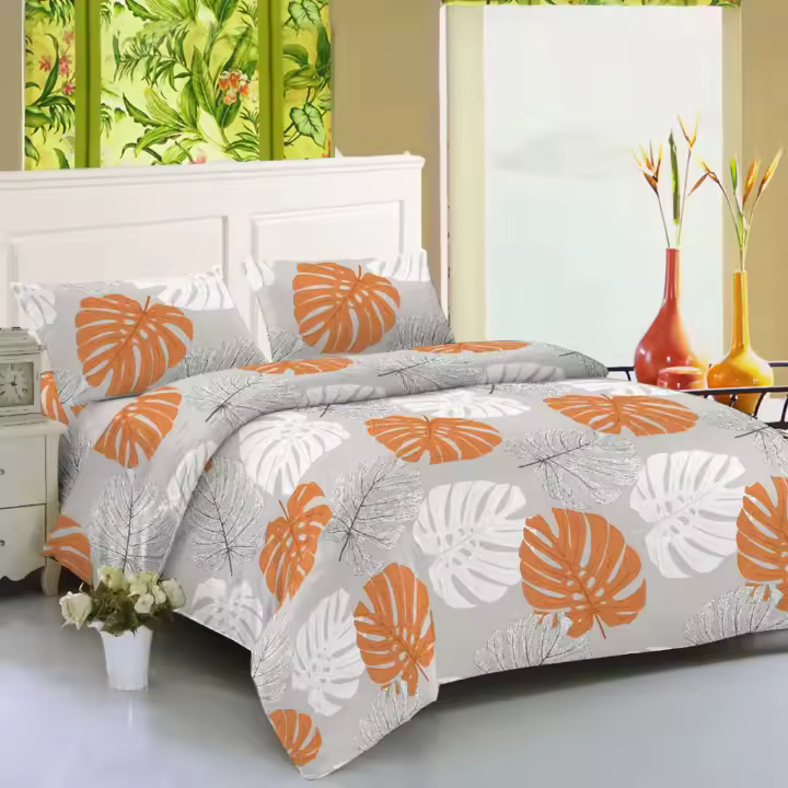 Textil-Home Juego de Funda Nórdica 4 Piezas Suave Ropa de Cama Microfibra - 1