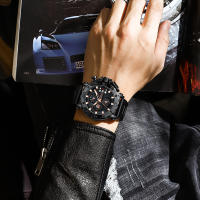 Reloj De Pulsera De Lujo Para Hombres CRRJU Grande Dial En Acero Inoxidable Impermeable Cronógrafo Con Fecha Relogio Masculino - details 23
