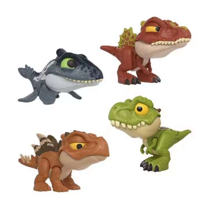 Mattel Figuras de Animales Jurassic World Snap Aquad 4 Modelos Surtido 1 Unidad - 1