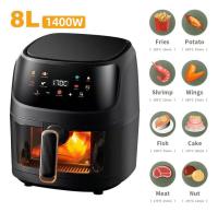 1400W Air Fryer, LED Touchscreen Display Oil Free Air Fryer, 8L Capacity Multi-function Hot Sale air fryers,8 Cooking Modes Oven - details 1