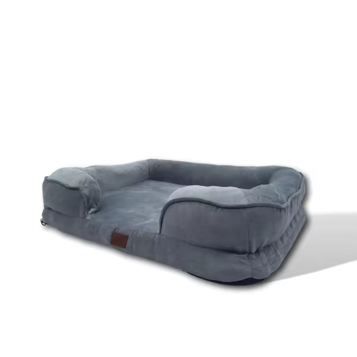 Sofá / cama de 61*48*15 para mascotas de espuma suave y cálida, inferior antideslizante con borde reforzado impermeable y con funda lavable extraíble. - 1