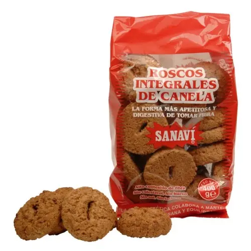Sanavi Roscos Integrales Canela 400 gr - 1