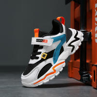 Zapatillas De Deporte Para Niños Cuero Malla Transpirable Cómodas Para Caminar Y Correr Al Aire Libre Moda Infantil - details 7