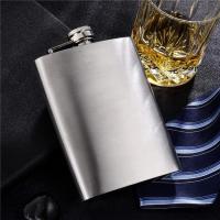 Botella De Bolsillo De Acero Inoxidable De Color Plata De 7/10 Oz Con Taza Y Tapa Funnel Para Alcohol Whiskey Licores - details 6
