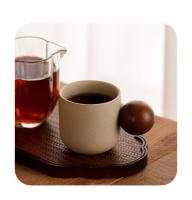 Taza de café japonesa - Tazas de cerámica artesanal para espresso, diseño rústico en gres, ideal para hogar o cafeterías - details 7