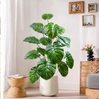 Planta Artificial De Hojas De Monstera Deliciosa Pothos Alocasia 40-103cm Decoración Festiva Para El Hogar Y La Oficina - details 9