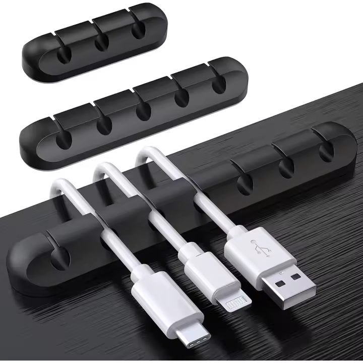 Con clips para cables, paquete de 3 - 1