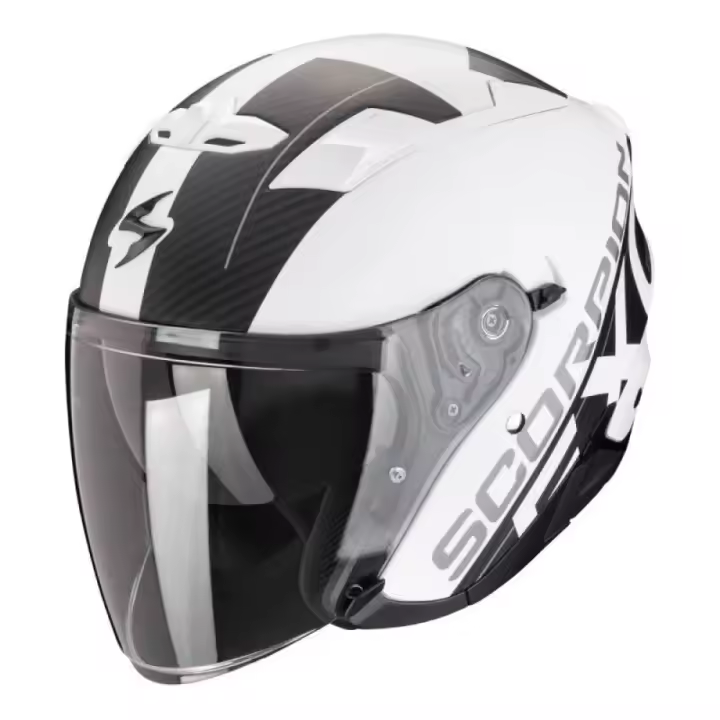 Scorpion Casco Jet Exo-230 Qr Blanco Adulto - 1
