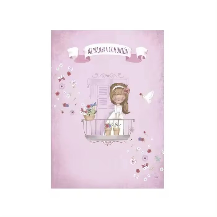 ARGUVAL  LIBRO COMUNION CATALAN NIÑA BUSQUETS MOD. B54614222260 BUSQUETS COMUNION 24x2x30 Cms. - 1