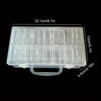 Juego De Cajas De Almacenamiento Para Uñas Y Joyería Con Diamantes Pintura DIY Accesorios De Manualidades De Rhinestone Plástico Botella De Semillas - details 6
