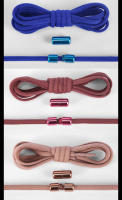 Cordones Elásticos De Metal Sin Amarrar En 21 Colores Para Niños Y Adultos Para Zapatillas Cordones Lazos Desenfadables Unisex - details 8