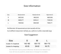 Leggings De Gimnasio Para Mujer Cintura Alta Sin Costuras Con Control De Abdomen Talla Justa Para Yoga Running Actividad Física - details 2