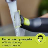 Recortadora, Barbero y Afeitadora Philips OneBlade Pro 360 QP6542/15 - Cara y Cuerpo, Recorta, Perfila y Afeita, Batería 90min, 14 Ajustes Corte, Seco y húmedo, Cable para carga USB incluido. No incluye cargador - details 4
