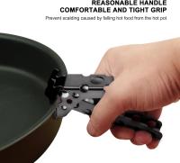 Pinzas de agarre para cuencos, pinzas para ollas Calientes, pinzas de aleación de Aluminio antiescaldadezas, soporte portáthil - details 1