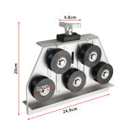 Ajustable Rectificador De Tubo De Combustible Para Freno De 3/16" a 1/2" Diametro Para Cobre Acero Inoxidable O Aluminio Plata - details 0