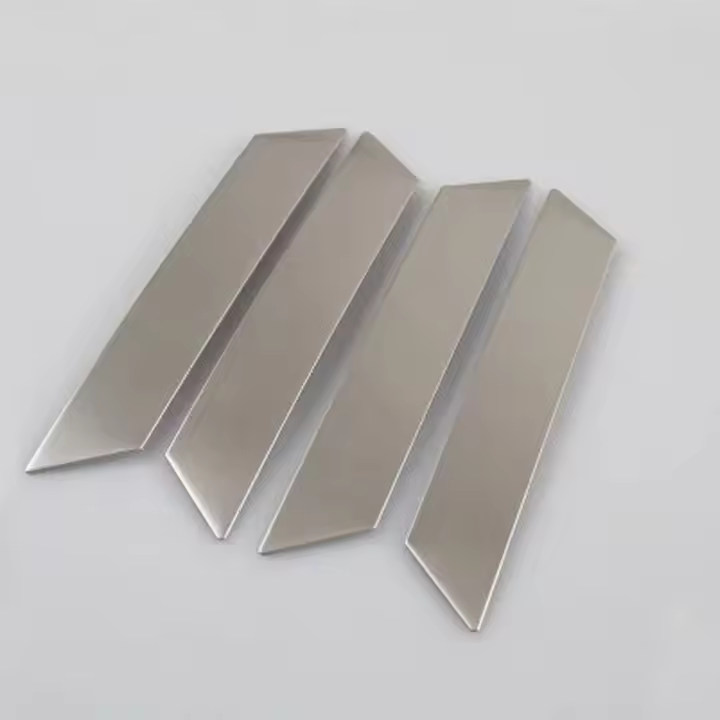 Estuche De Estilo Para Volkswagen GOLF 7 MK 7 Decoración De Acero Inoxidable Para Puerta Interior Del Coche Accesorios Automotrices 4pcs/set - 1