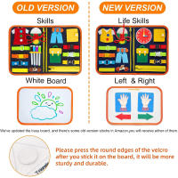 Juguete Educativo Montessori Para Niños Juego De Rompecabezas De Peluche Bolsa Ocupada De Actividades Para Entrenamiento Temprano De Niños Aprendizaje Preescolar - details 5