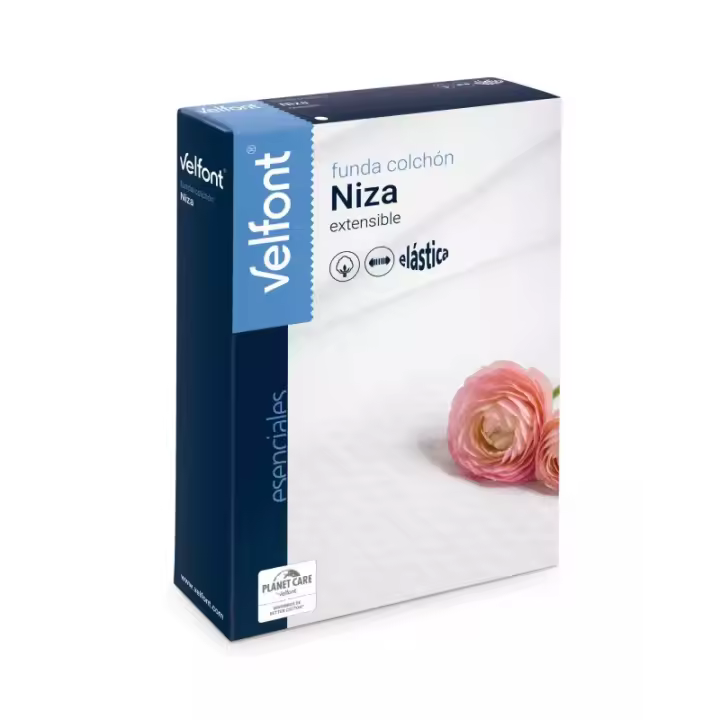 Funda Colchón Niza Velfont  Algodón extrasuave 95% Elastano 5% - 1