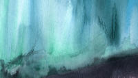 Cuadro decorativo abstracto horizontal grande "VERDE ABISMO"  130x75 140x80 150x90 Lienzo Alta Calidad Baños salones dormitorio Hall color agua turquesa azul verde Arte contemporáneo natural naturaleza Ref ANA DURAN A 520 - details 0
