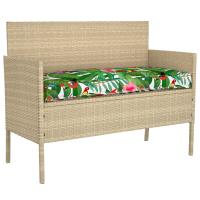 Cojín Exterior vidaXL Selva Tropical Poliéster 110 x 40 x 8 cm Patrón - details 2