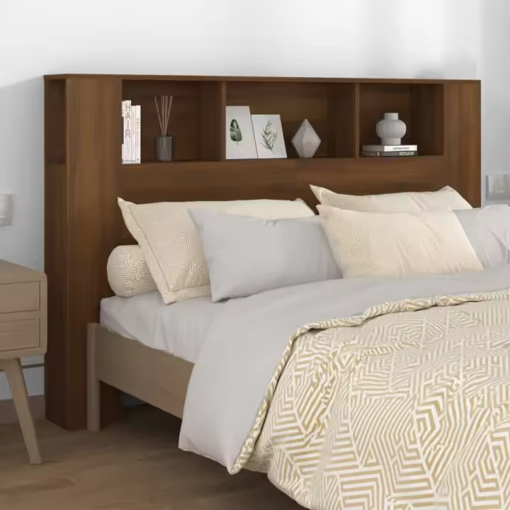 vidaXL Mueble cabecero color roble marrón 160x18,5x104,5 cm - 1