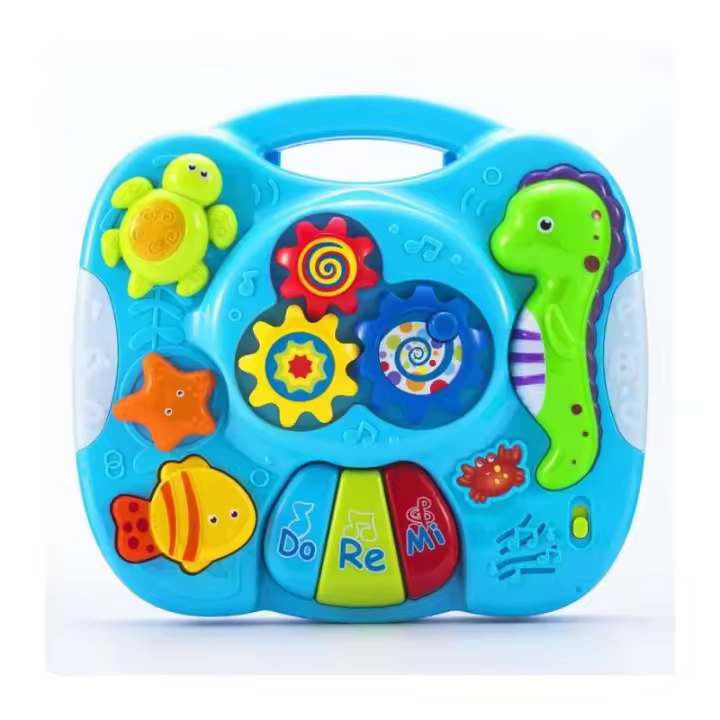 MESA DE ACTIVIDADES PARA BEBÉS MUNDO MARINO PANRITOS - 1