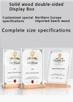 Soporte De Madera Para Tarjetas L-Shaped T-Shaped A6 A5 A4 Doble Cara Resistente Soporte Para Papel Y Display De Etiquetas - details 0