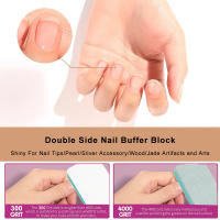 JEARLYU 5PCS Bloque De Pulido Para Uñas Profesional 7 Lados Herramientas De Polvo De Cremas Para Manicura Y Pediura - details 7