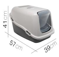 Arenero Gato XL Extra Resistente Aseo Gato, Caja de Arena con Solapa, Gatera - Fornor - details 1