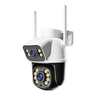 Cámara de vigilancia domo inalámbrica, doble lente, zoom 8X, visión nocturna color, detección movimiento – Jortan Tech - details 0