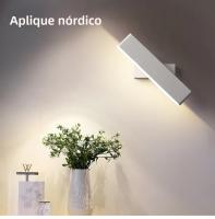 Lámpara De Pared LED Moderna Ajustable Con Interruptor Para Interior Iluminación De Pasillo Y Escalera Fuente De Aluminio - details 4