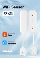 Sensor De Detección De Fugas Inteligente Tuya WIFI Con Alarma Y Control Remoto Por App Sistema De Seguridad Antiflooding Detector De Nivel De Agua - details 0