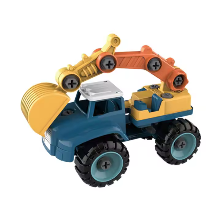 Set Monta y Desmonta Camión Pala Excavadora 25 cm. Juguetes de verano MODELMOVIL - 1
