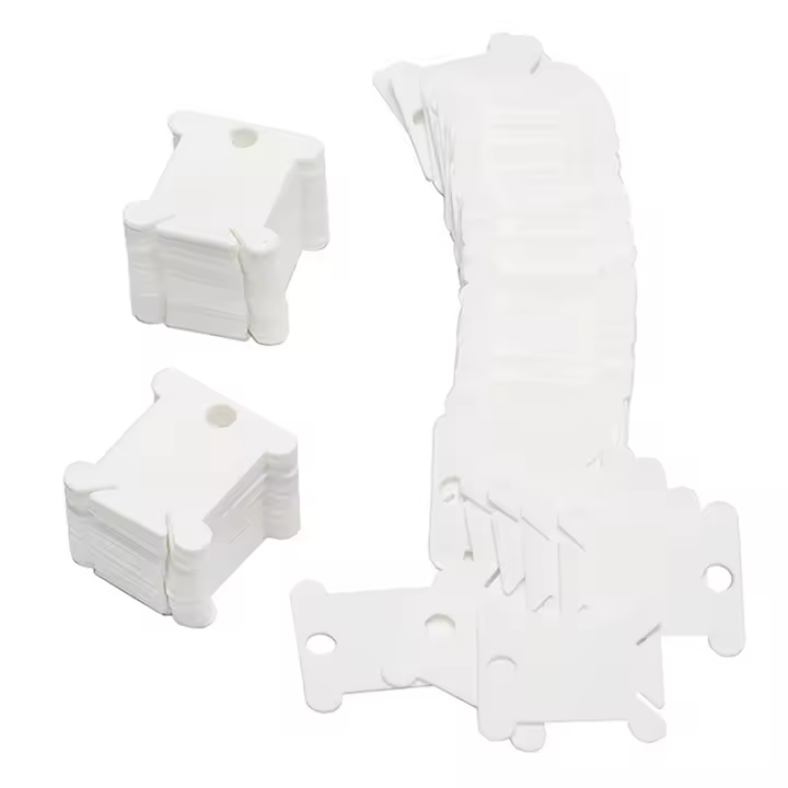 200pcs Bobines De Tela Dura Para Hilo De Algodón Herramienta De Bordado Y Costura Soporte Para Hilo De Cruz DIY - 1