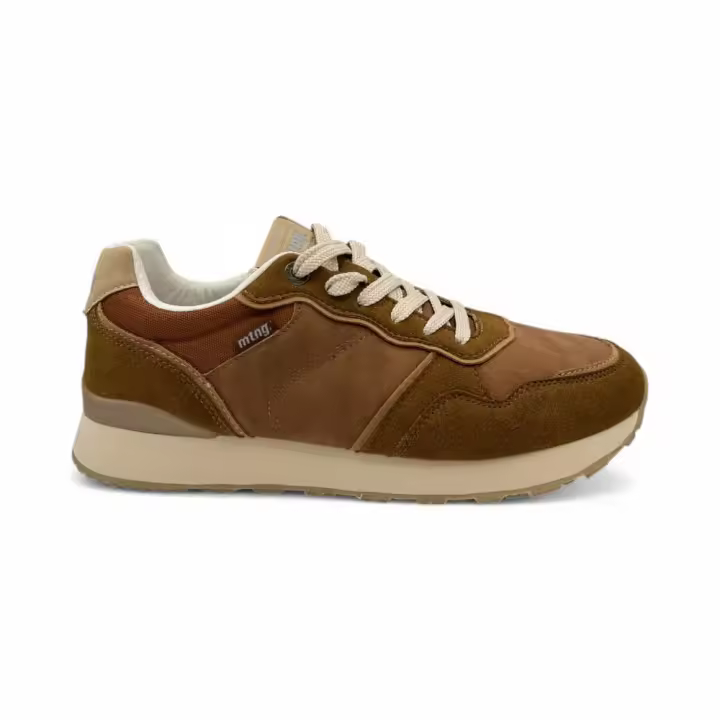 Zapatillas marca Mustang para hombre en color marrón - 1