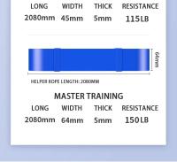 Set De Bandas De Resistencia Para Ejercicio De Peso Corporal Y Terapia Física Ayuda En Tiraje De Agarre Bandas Elásticas Para Entrenamiento En Casa - details 15