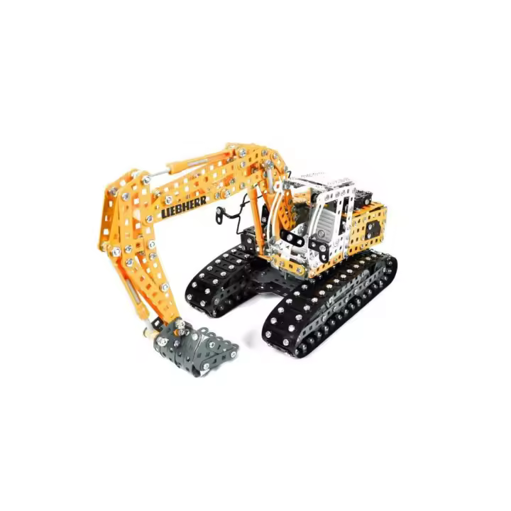 Tronico Excavadora LIEBHERR de Metal 1:25 Funcional - Kit de Construcción de 1318 Piezas - 1