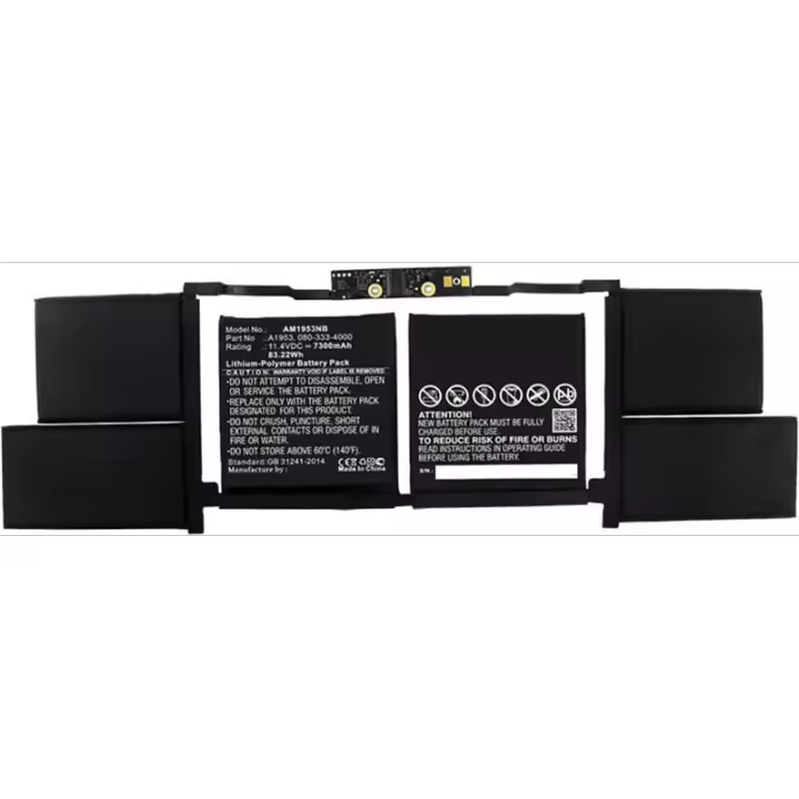 Bateria portatil coreparts para apple macbook pro 15" retina 2018-2019 a1990 - 1