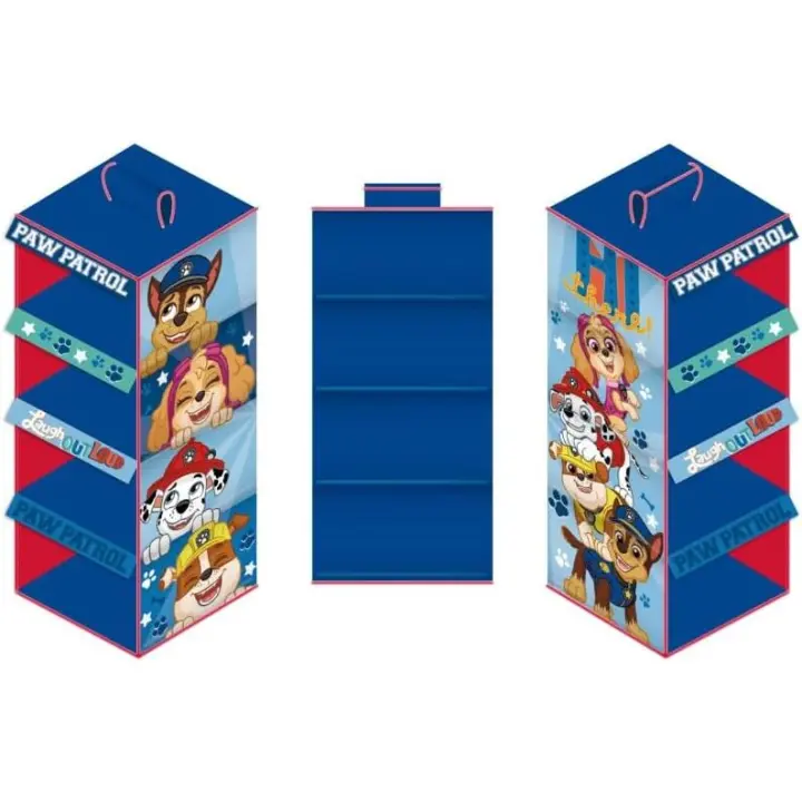 Arditex Organizador La Patrulla Canina 4 Huecos 29 X 28 X 65 Cm - Armario Eficiente - 1