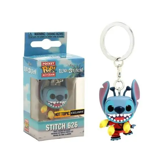 Funko Pocket Pop Stitch 626 Lilo y Stitch Disney Exclusive Llavero - Amplia Tu Colección - Versión Reducida - 4 Centímetros - Caja Protectora - Diseño - 1